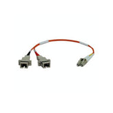 Tripp Lite N458-001-62 0.3M (1-ft.) Duplex MMF 62.5/125 Adapter (LC-Male/SC-Female)
